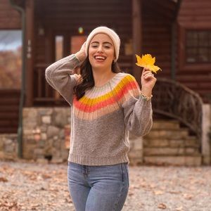 Beautiful colorful sweater